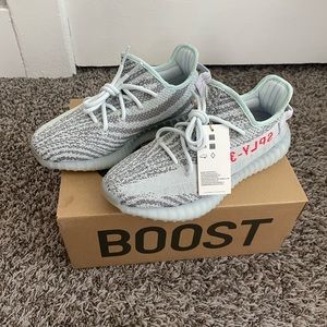 Yeezy Boost 350 v2 blue tint